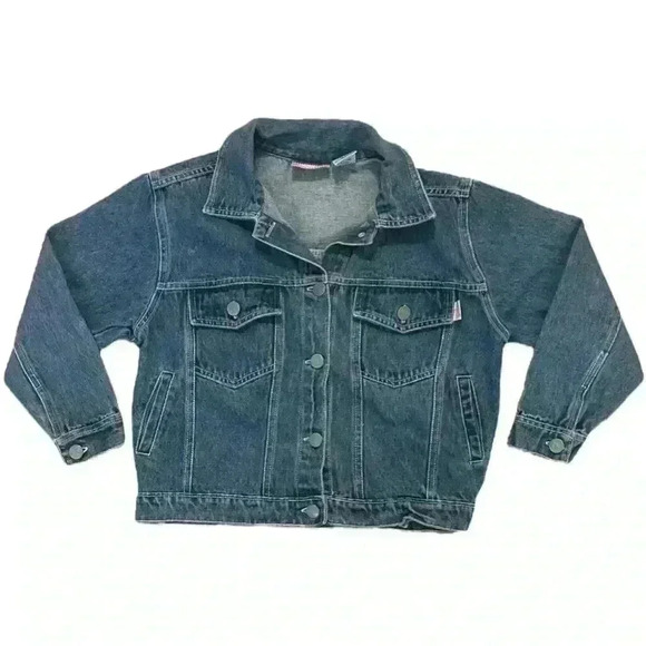 Barbie Vintage 1996 Embroidered Crop Jean Jacket - Picture 2 of 4